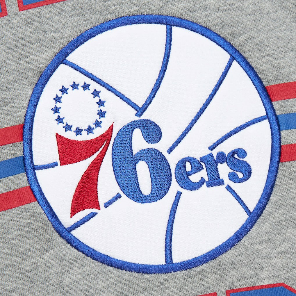 Mitchell & Ness Philadelphia 76ers Hardwood Classics All Over 4.0 Pullover Sweatshirt