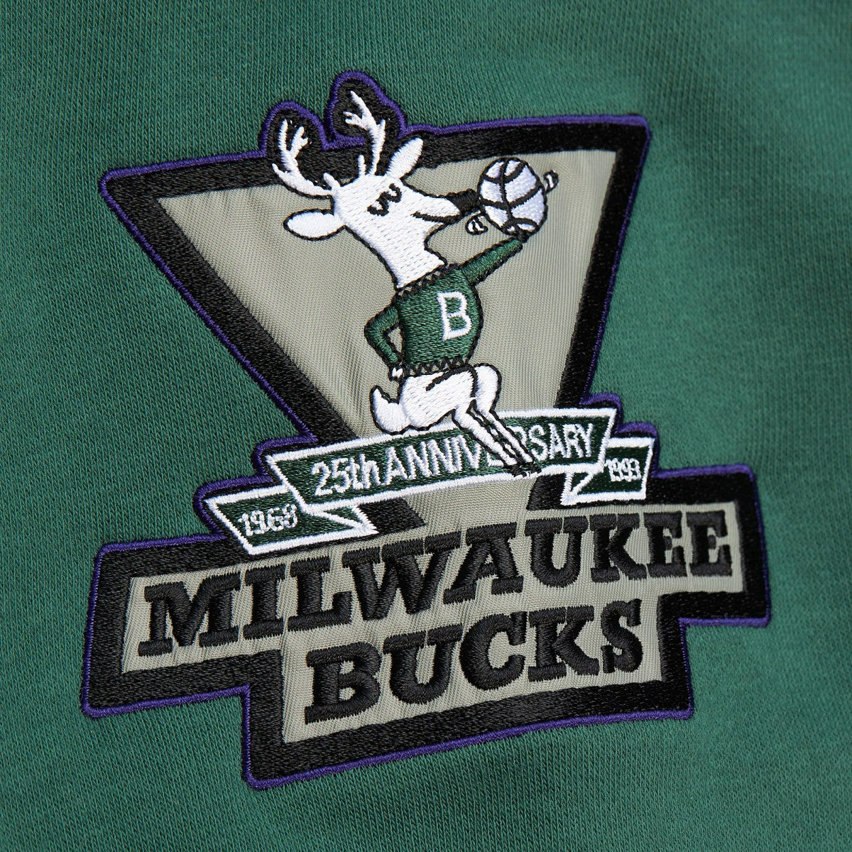 Mitchell & Ness Milwaukee Bucks Hardwood Classics All Over 4.0 Pullover Sweatshirt