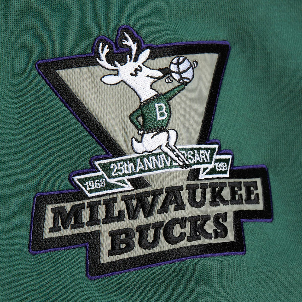 Mitchell & Ness Milwaukee Bucks Hardwood Classics All Over 4.0 Pullover Sweatshirt