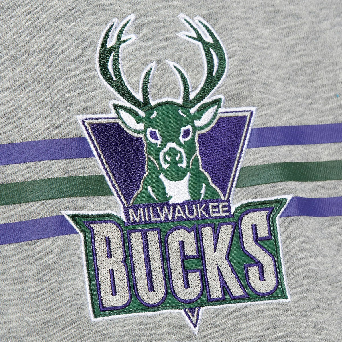 Mitchell & Ness Milwaukee Bucks Hardwood Classics All Over 4.0 Pullover Sweatshirt