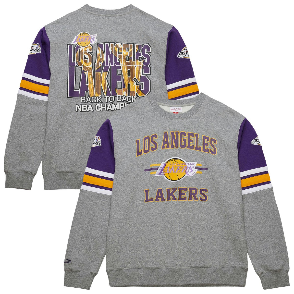 Mitchell & Ness Los Angeles Lakers Hardwood Classics All Over 4.0 Pullover Sweatshirt