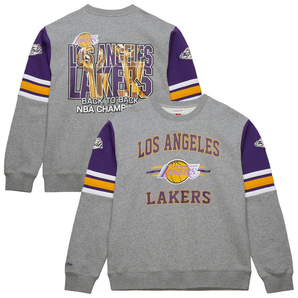 Mitchell & Ness Los Angeles Lakers Hardwood Classics All Over 4.0 Pullover Sweatshirt
