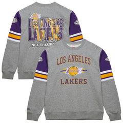 Mitchell & Ness Los Angeles Lakers Hardwood Classics All Over 4.0 Pullover Sweatshirt