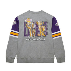 Mitchell & Ness Los Angeles Lakers Hardwood Classics All Over 4.0 Pullover Sweatshirt