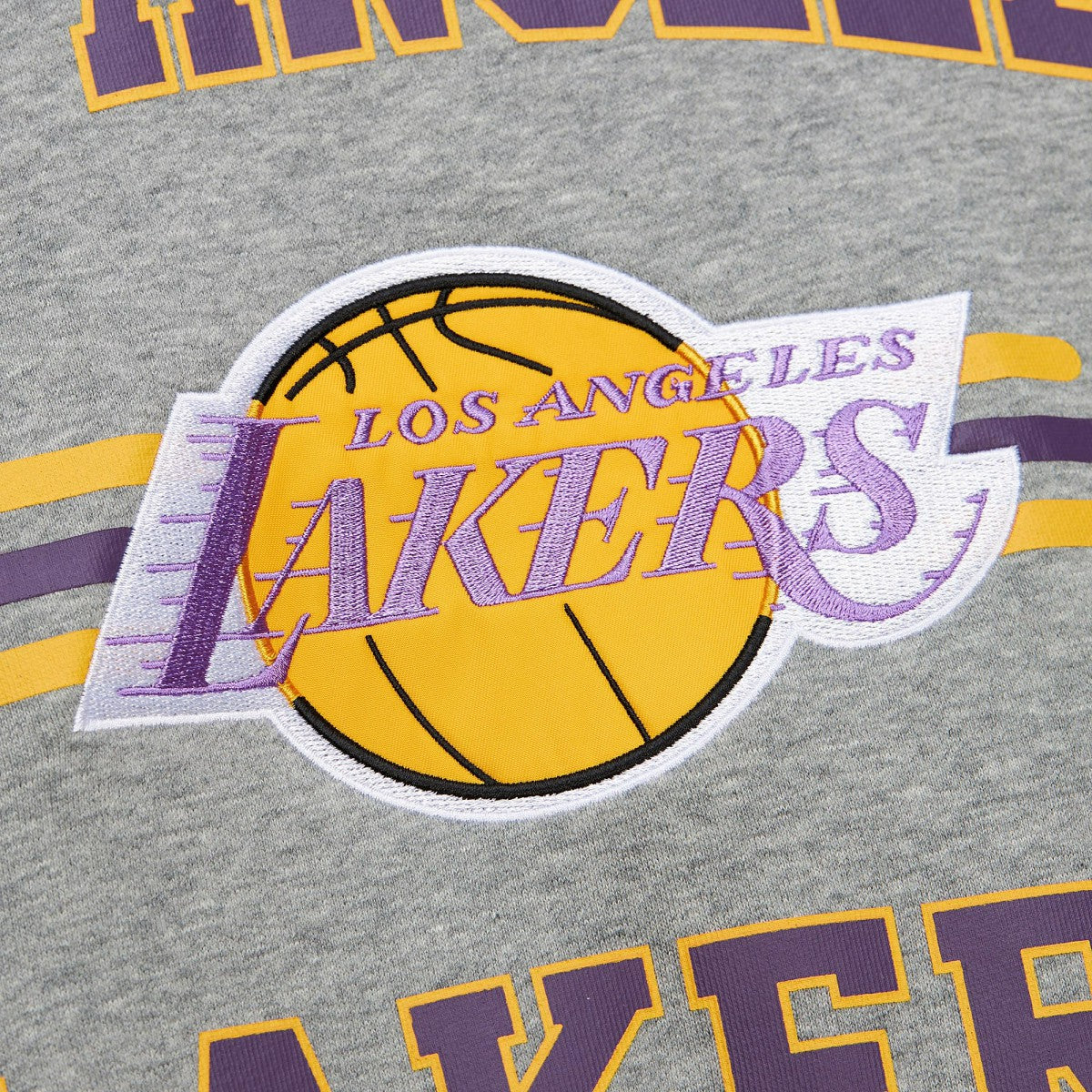 Mitchell & Ness Los Angeles Lakers Hardwood Classics All Over 4.0 Pullover Sweatshirt