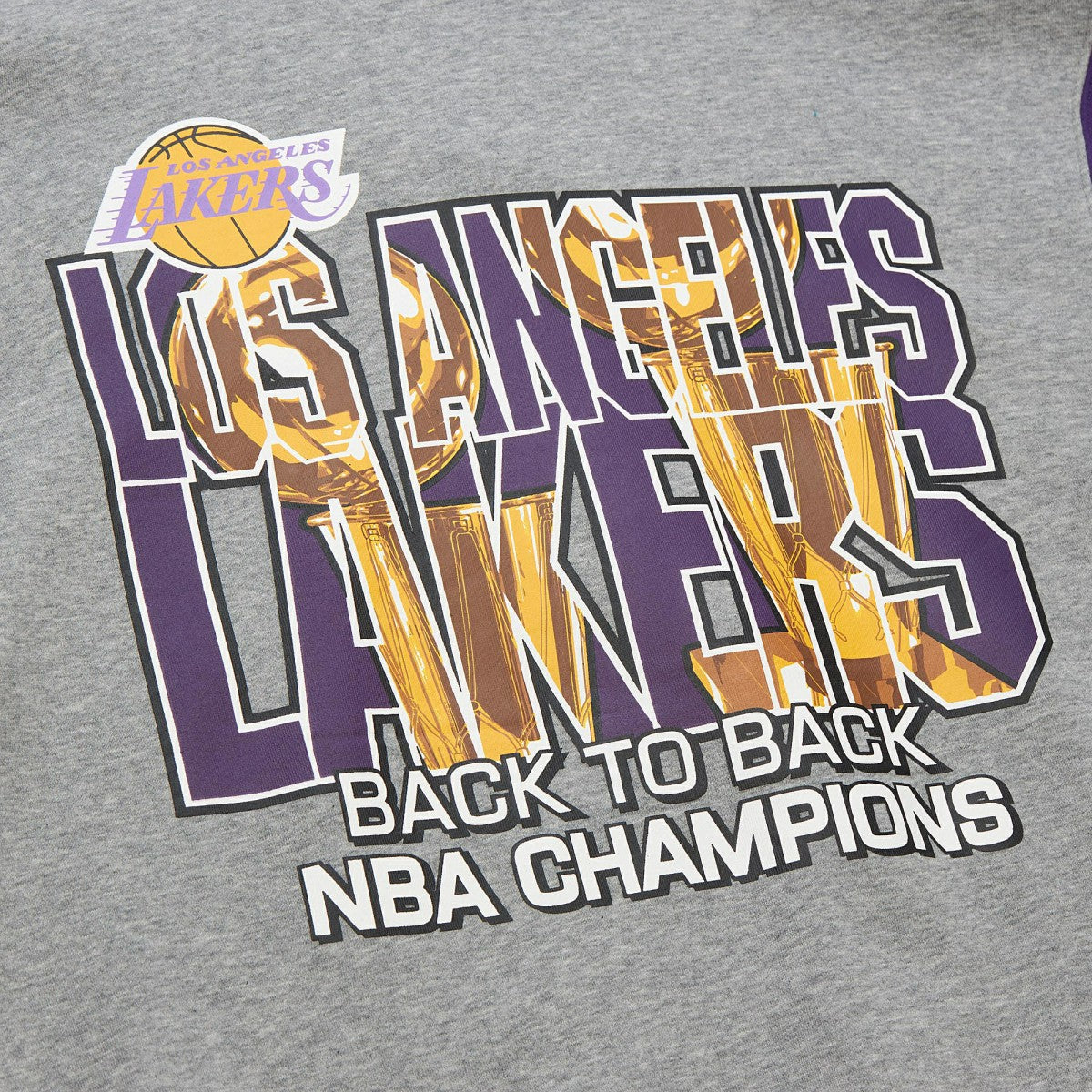 Mitchell & Ness Los Angeles Lakers Hardwood Classics All Over 4.0 Pullover Sweatshirt