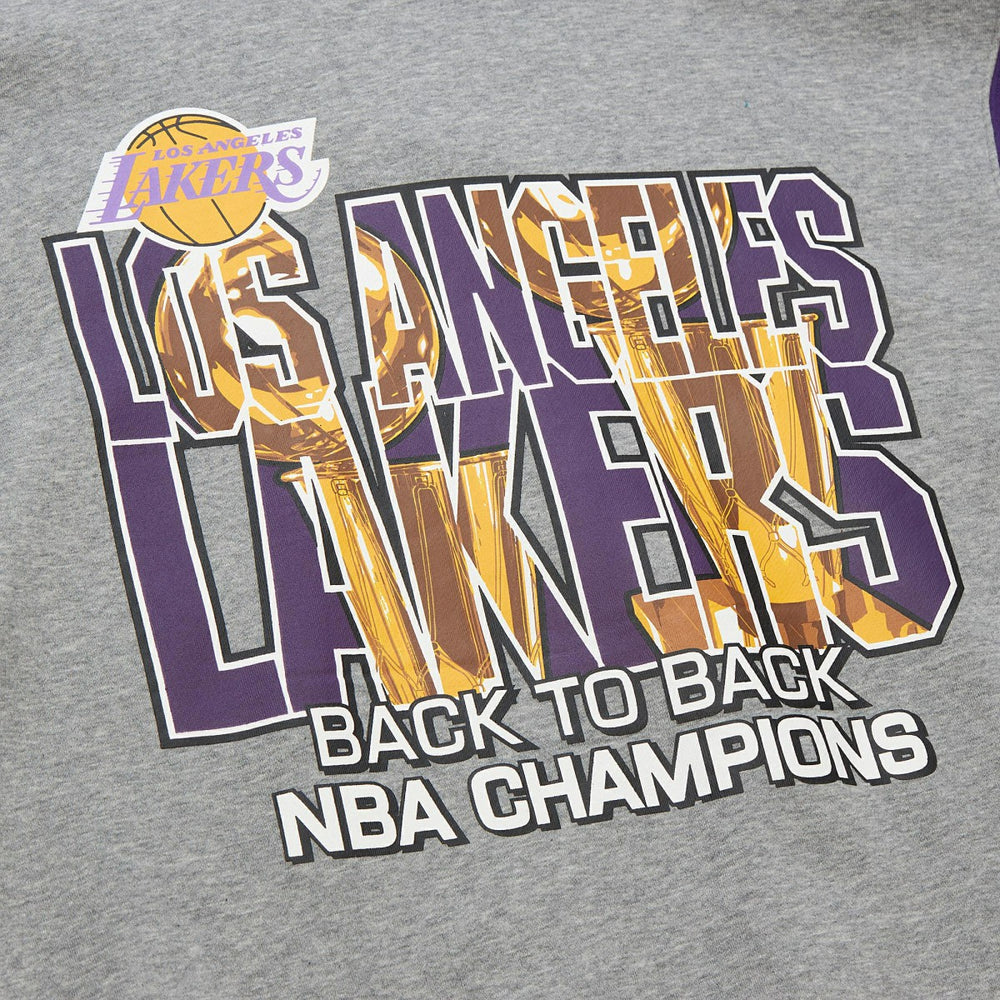 Mitchell & Ness Los Angeles Lakers Hardwood Classics All Over 4.0 Pullover Sweatshirt