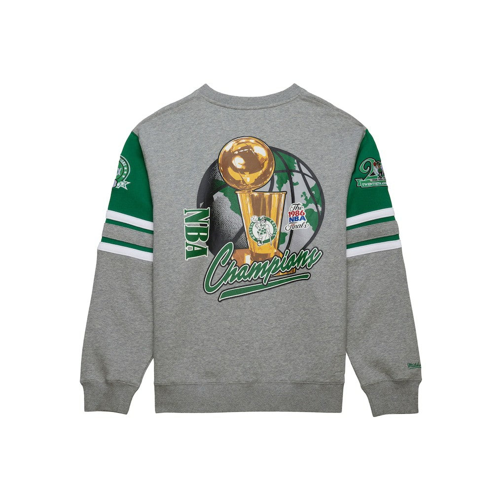 Mitchell & Ness Boston Celtics Hardwood Classics All Over 4.0 Pullover Sweatshirt