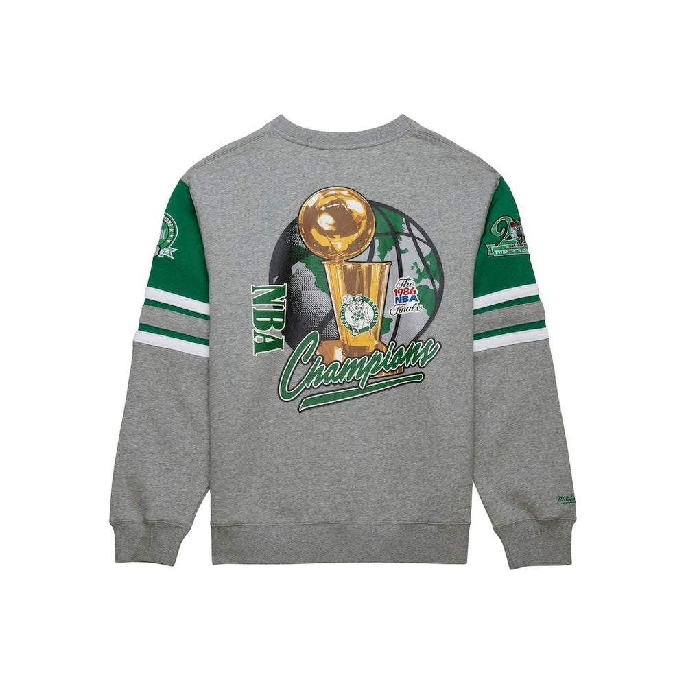 Mitchell & Ness Boston Celtics Hardwood Classics All Over 4.0 Pullover Sweatshirt