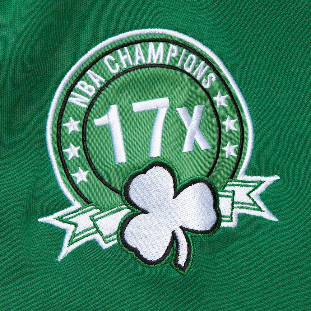 Mitchell & Ness Boston Celtics Hardwood Classics All Over 4.0 Pullover Sweatshirt