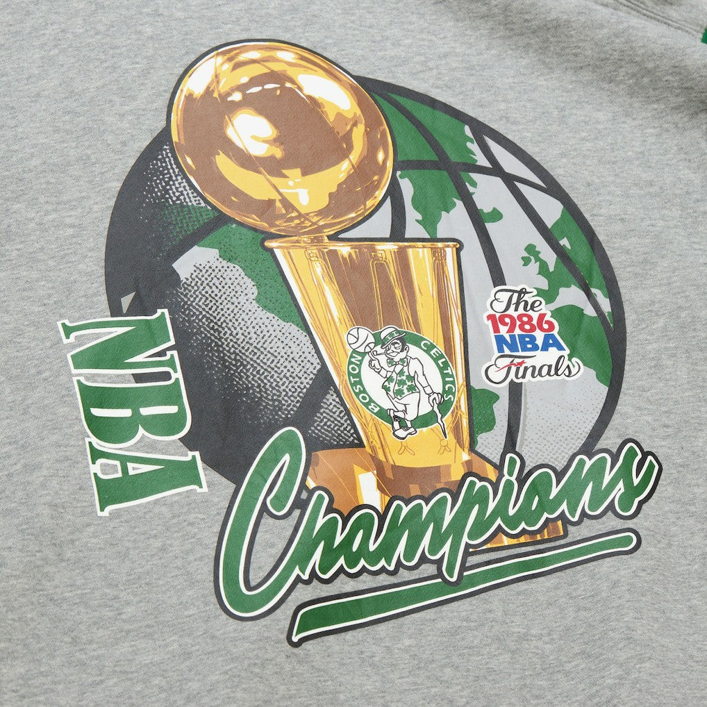 Mitchell & Ness Boston Celtics Hardwood Classics All Over 4.0 Pullover Sweatshirt
