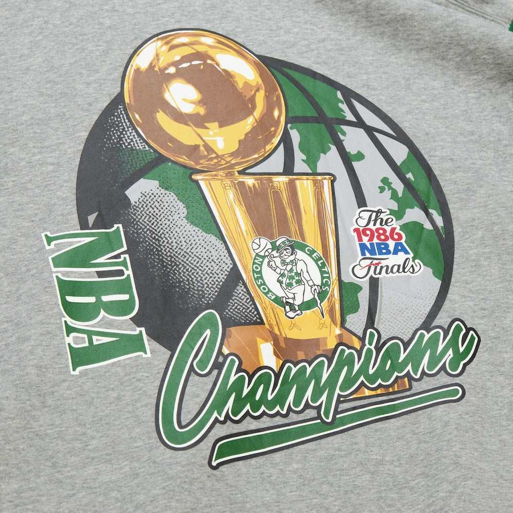 Mitchell & Ness Boston Celtics Hardwood Classics All Over 4.0 Pullover Sweatshirt