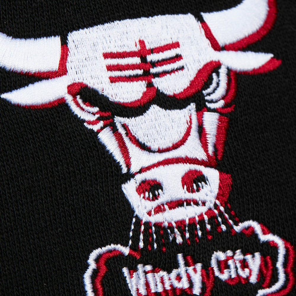Mitchell & Ness Chicago Bulls Women's Hardwood Classics Cropped Pullover Hoodie