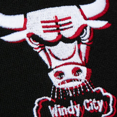 Mitchell & Ness Chicago Bulls Women's Hardwood Classics Cropped Pullover Hoodie