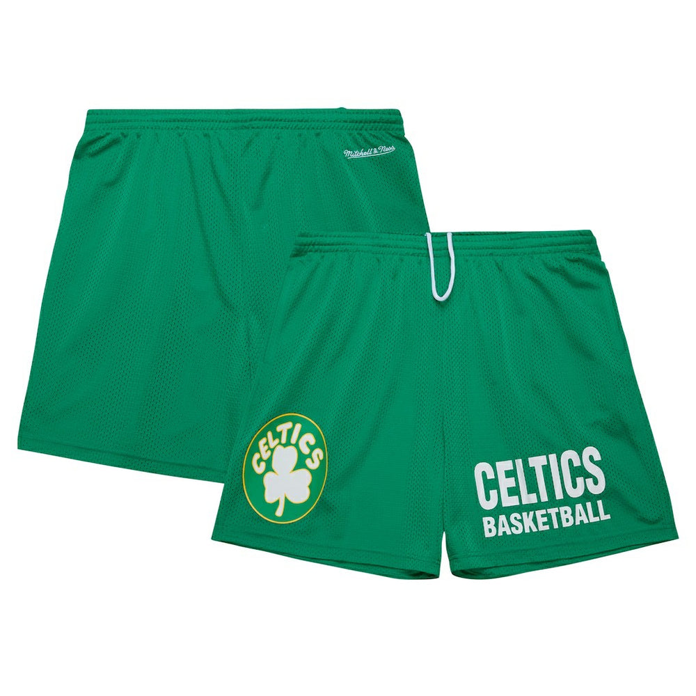 Mitchell & Ness Boston Celtics Hardwood Classics Gameday Mesh Shorts