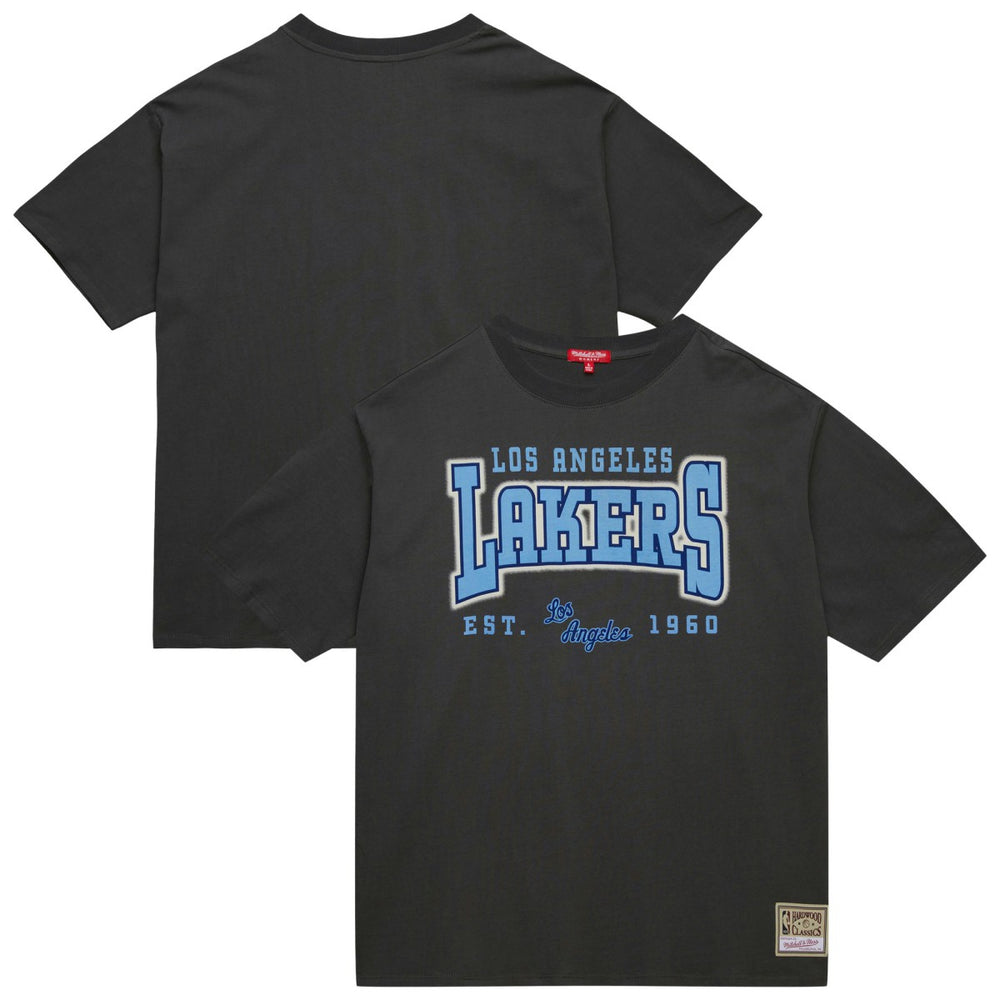 Mitchell & Ness Los Angeles Lakers Women's Hardwood Classics Oversized Boyfriend T-Shirt
