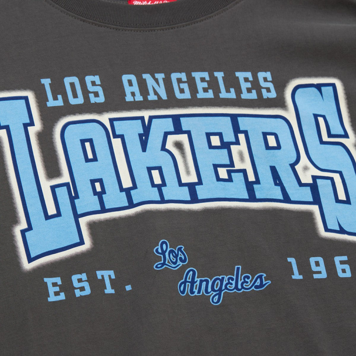 Mitchell & Ness Los Angeles Lakers Women's Hardwood Classics Oversized Boyfriend T-Shirt