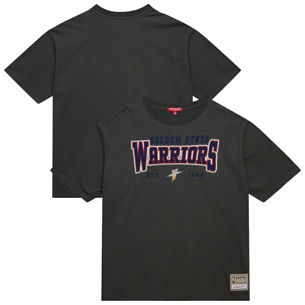 Mitchell & Ness Golden State Warriors Women's Hardwood Classics Oversized Boyfriend T-Shirt sale