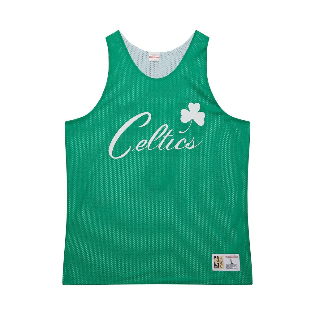 Mitchell & Ness Boston Celtics Hardwood Classics Reversible Mesh Practice Jersey