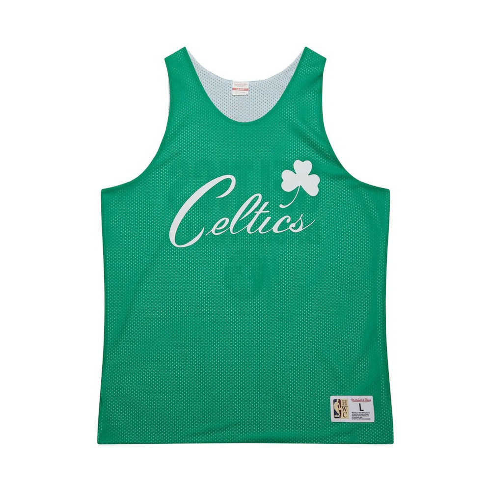 Mitchell & Ness Boston Celtics Hardwood Classics Reversible Mesh Practice Jersey
