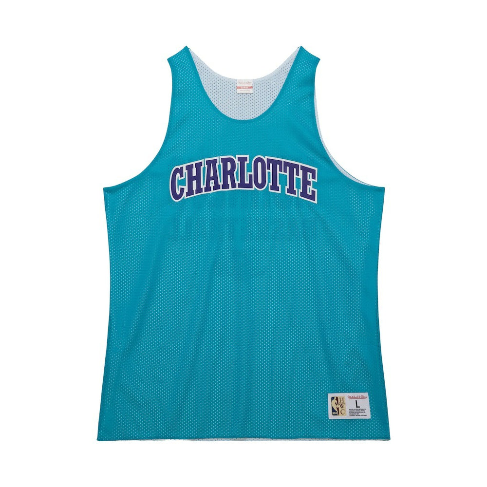 Mitchell & Ness Charlotte Hornets Hardwood Classics Reversible Mesh Practice Jersey