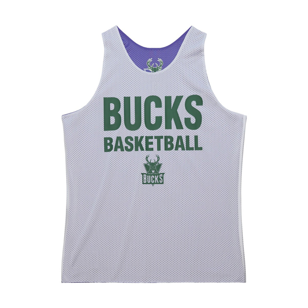 Mitchell & Ness Milwaukee Bucks Hardwood Classics Reversible Mesh Practice Jersey