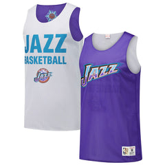 Mitchell & Ness Utah Jazz Hardwood Classics Reversible Mesh Practice Jersey