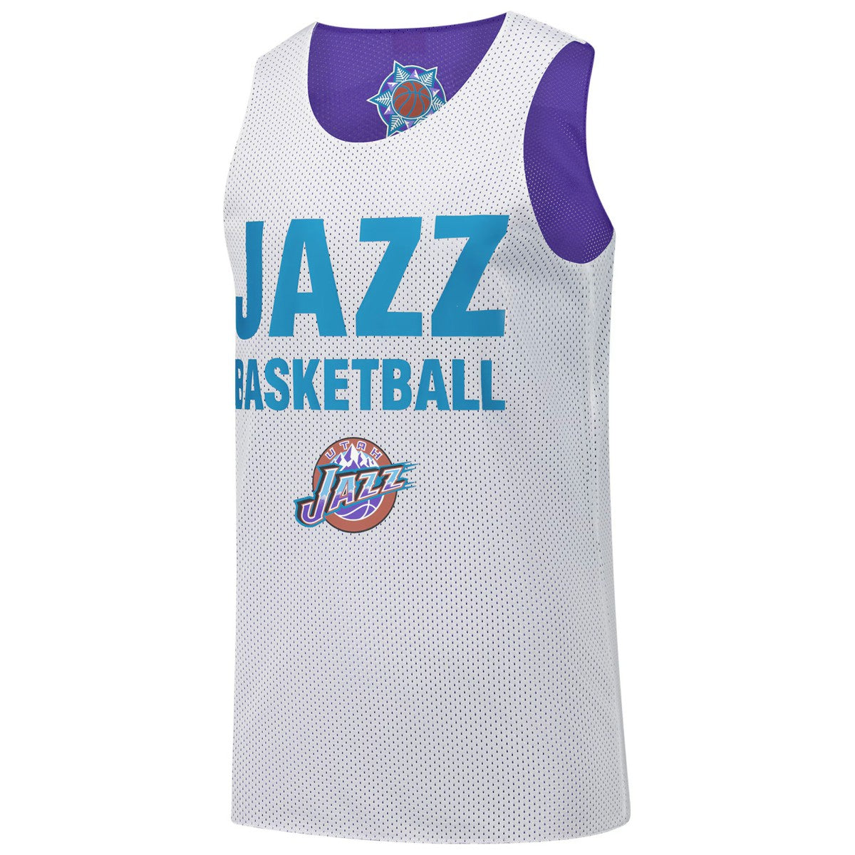 Mitchell & Ness Utah Jazz Hardwood Classics Reversible Mesh Practice Jersey