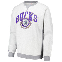 Mitchell & Ness Milwaukee Bucks Vintage Logo Pullover Sweatshirt