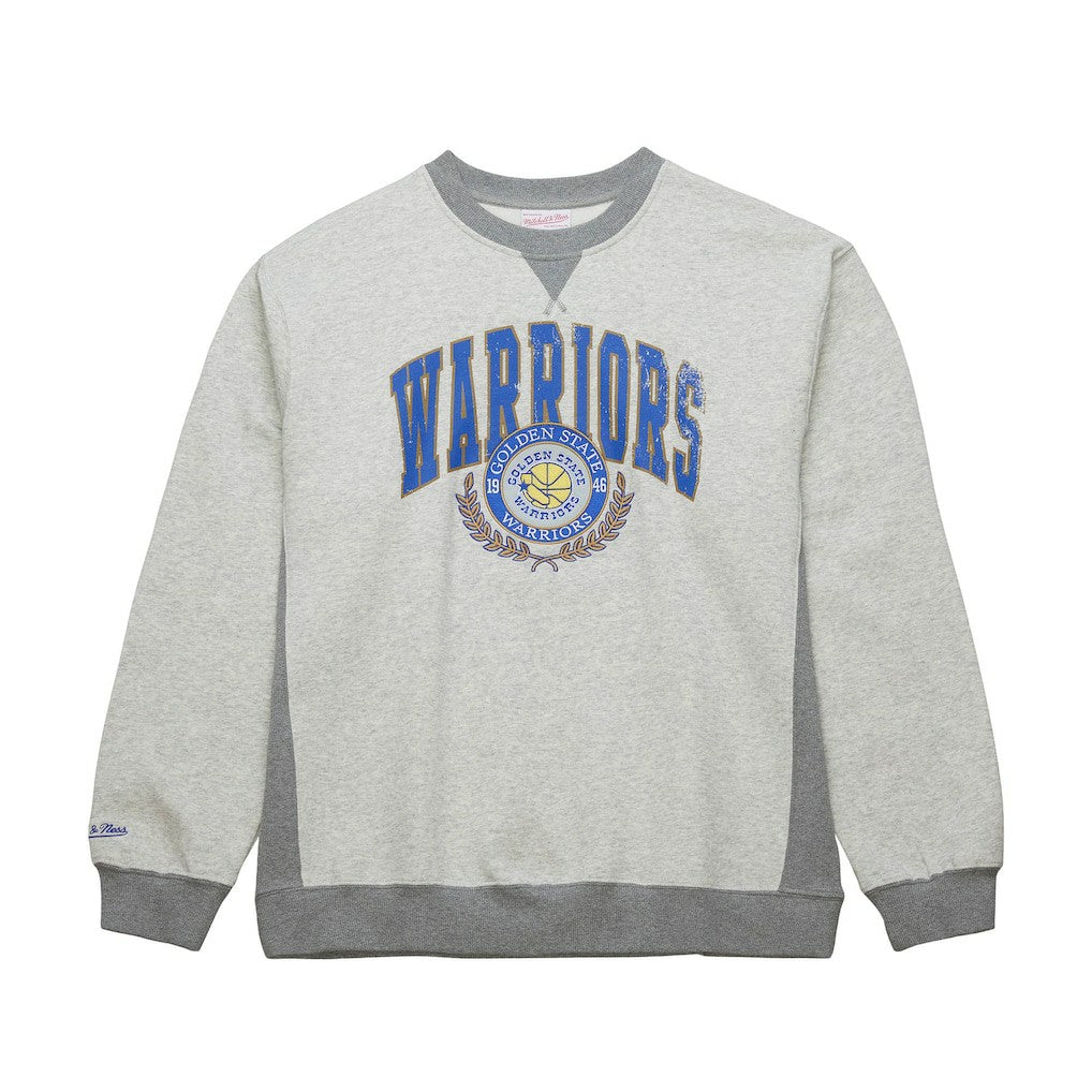 Mitchell & Ness Golden State Warriors Vintage Logo Pullover Sweatshirt sale