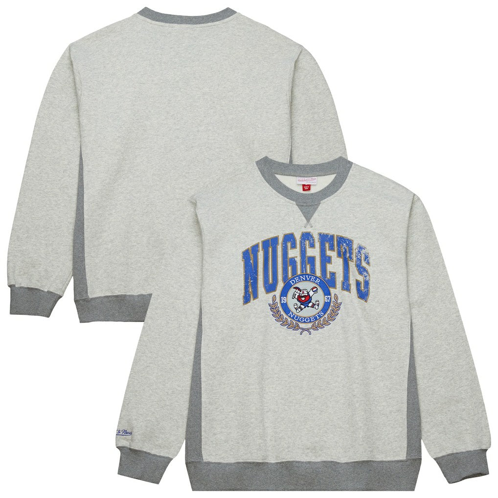 Mitchell & Ness Denver Nuggets Vintage Logo Pullover Sweatshirt sale