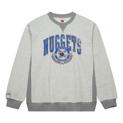 Mitchell & Ness Denver Nuggets Vintage Logo Pullover Sweatshirt sale