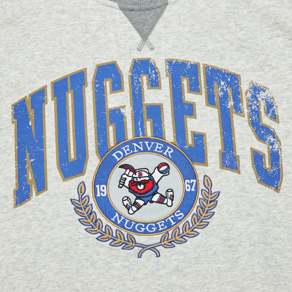 Mitchell & Ness Denver Nuggets Vintage Logo Pullover Sweatshirt sale