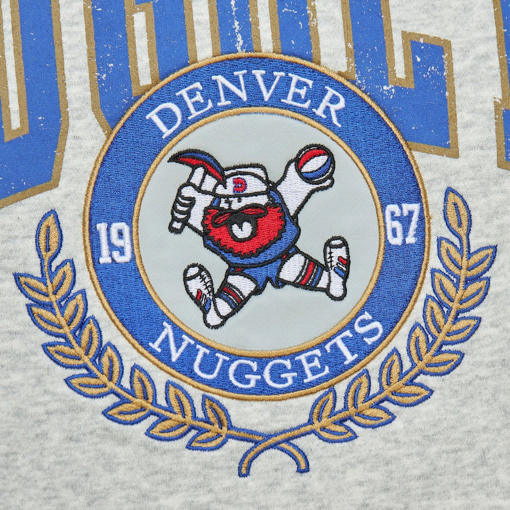 Mitchell & Ness Denver Nuggets Vintage Logo Pullover Sweatshirt sale