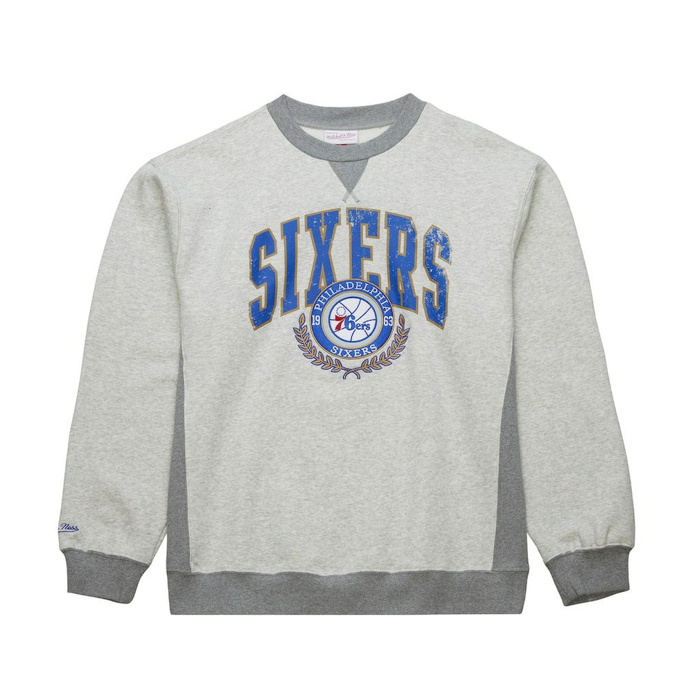 Mitchell & Ness Philadelphia 76ers Vintage Logo Pullover Sweatshirt