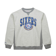 Mitchell & Ness Philadelphia 76ers Vintage Logo Pullover Sweatshirt