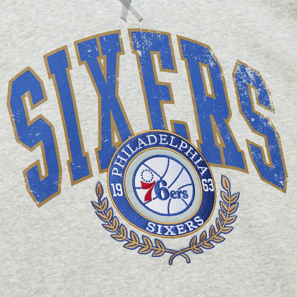 Mitchell & Ness Philadelphia 76ers Vintage Logo Pullover Sweatshirt