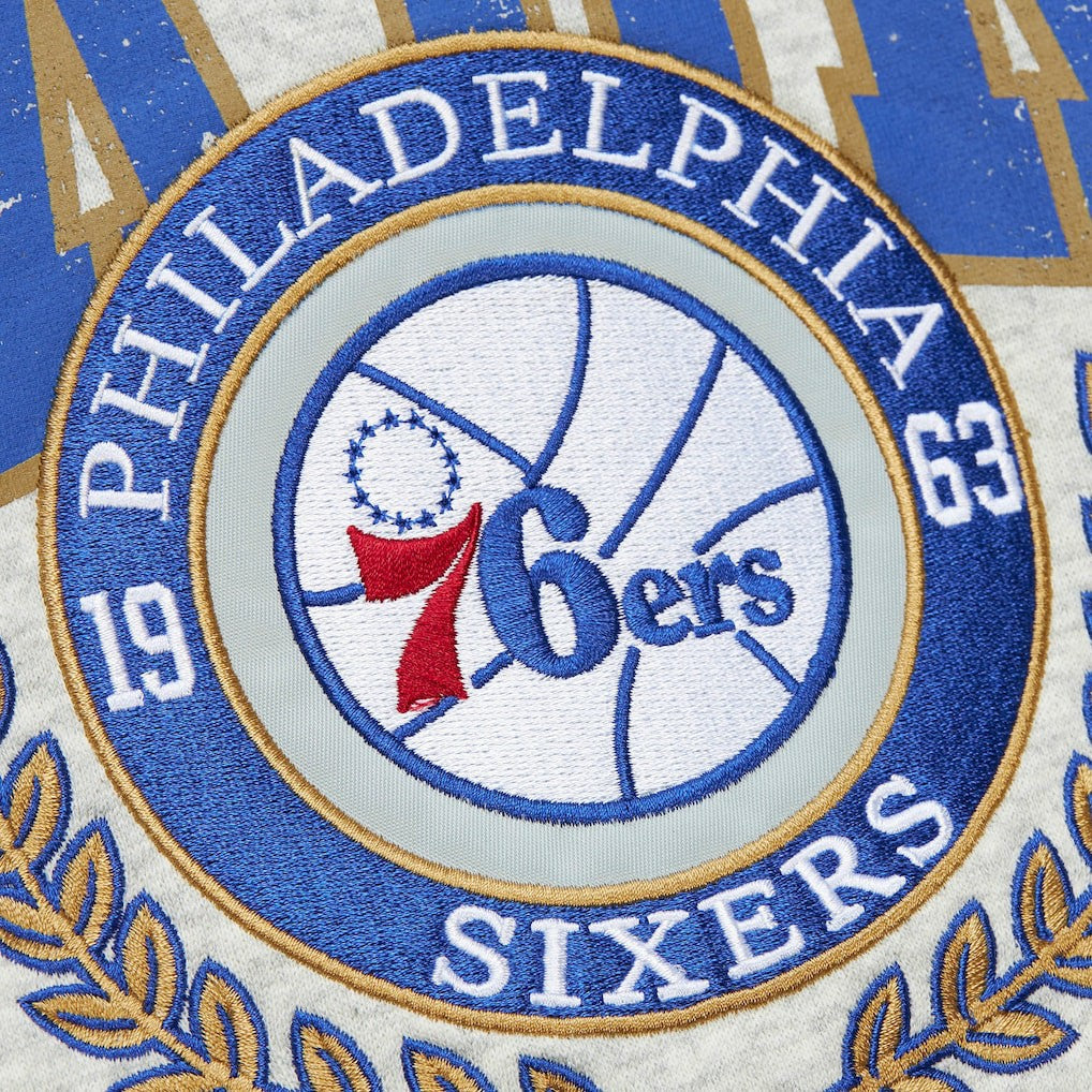 Mitchell & Ness Philadelphia 76ers Vintage Logo Pullover Sweatshirt