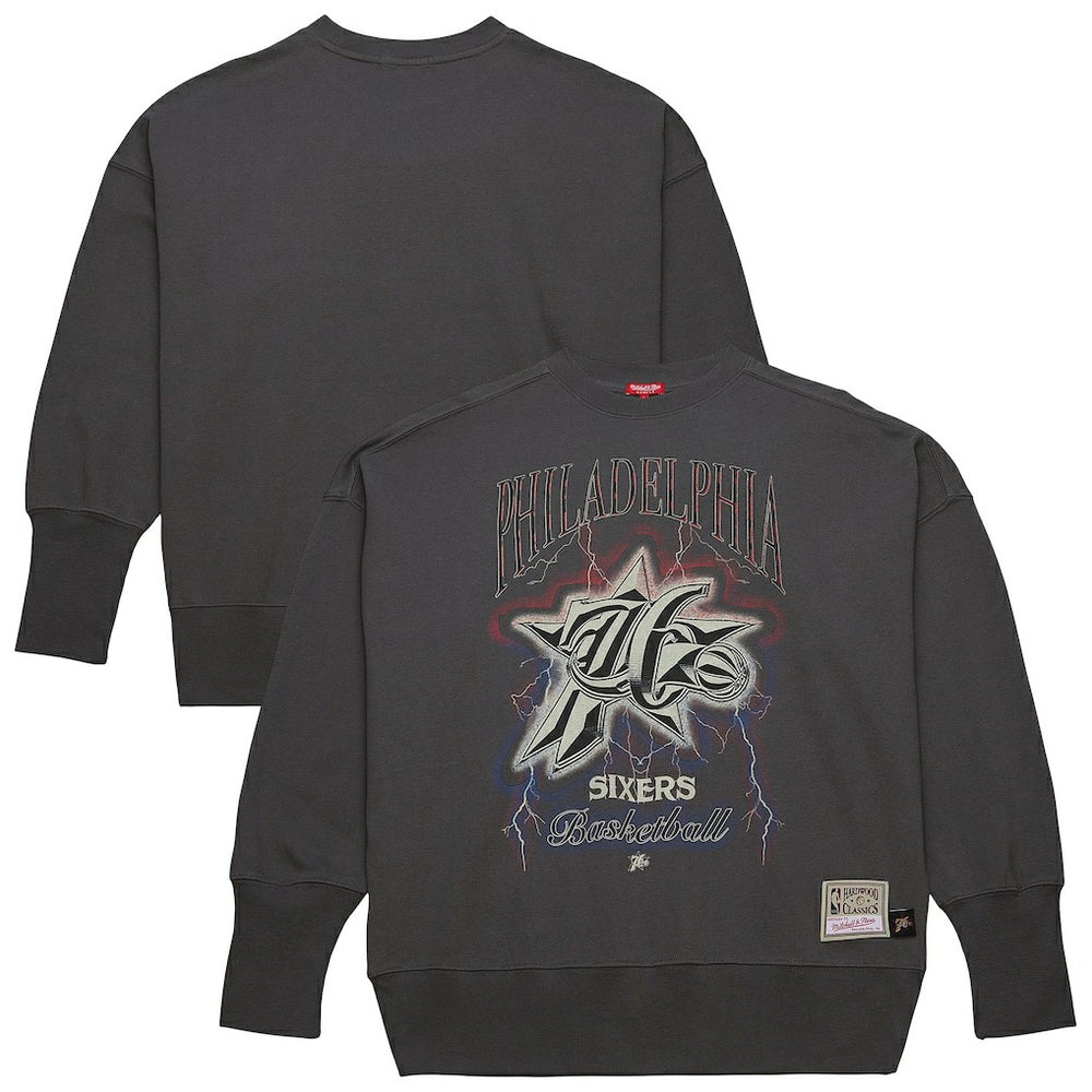 Mitchell & Ness Philadelphia 76ers Women's Hardwood Classics Lightweight Pullover Sweatshirt