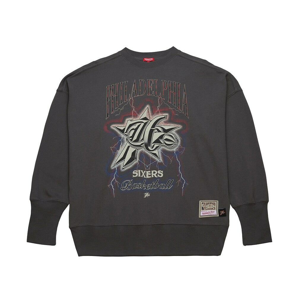 Mitchell & Ness Philadelphia 76ers Women's Hardwood Classics Lightweight Pullover Sweatshirt