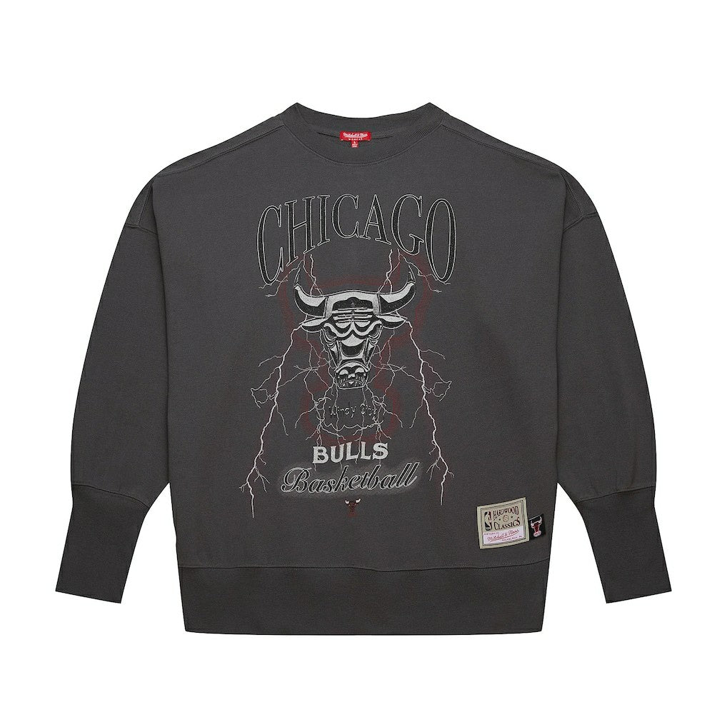 Mitchell & Ness Chicago Bulls Women's Hardwood Classics Lightweight Pullover Sweatshirt