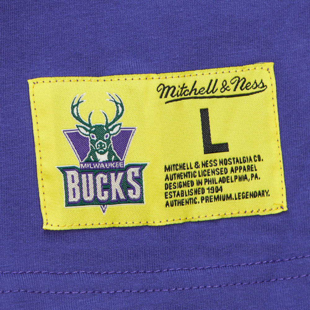 Mitchell & Ness Milwaukee Bucks Hardwood Classics Neon Nights Premium T-Shirt