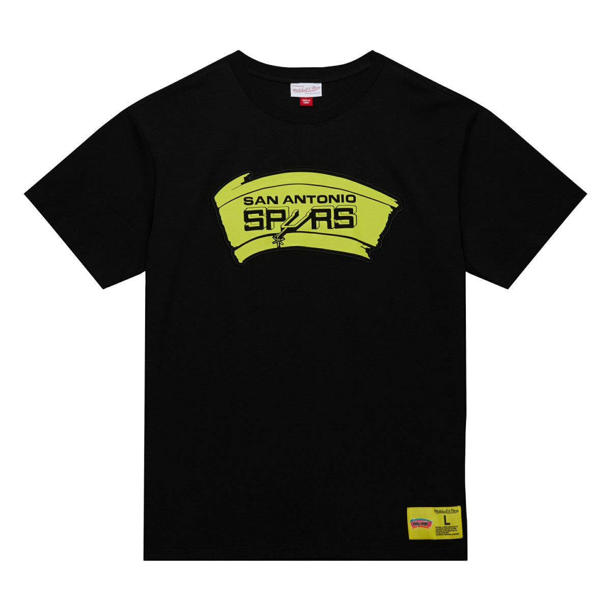 Mitchell & Ness San Antonio Spurs Hardwood Classics Neon Nights Premium T-Shirt