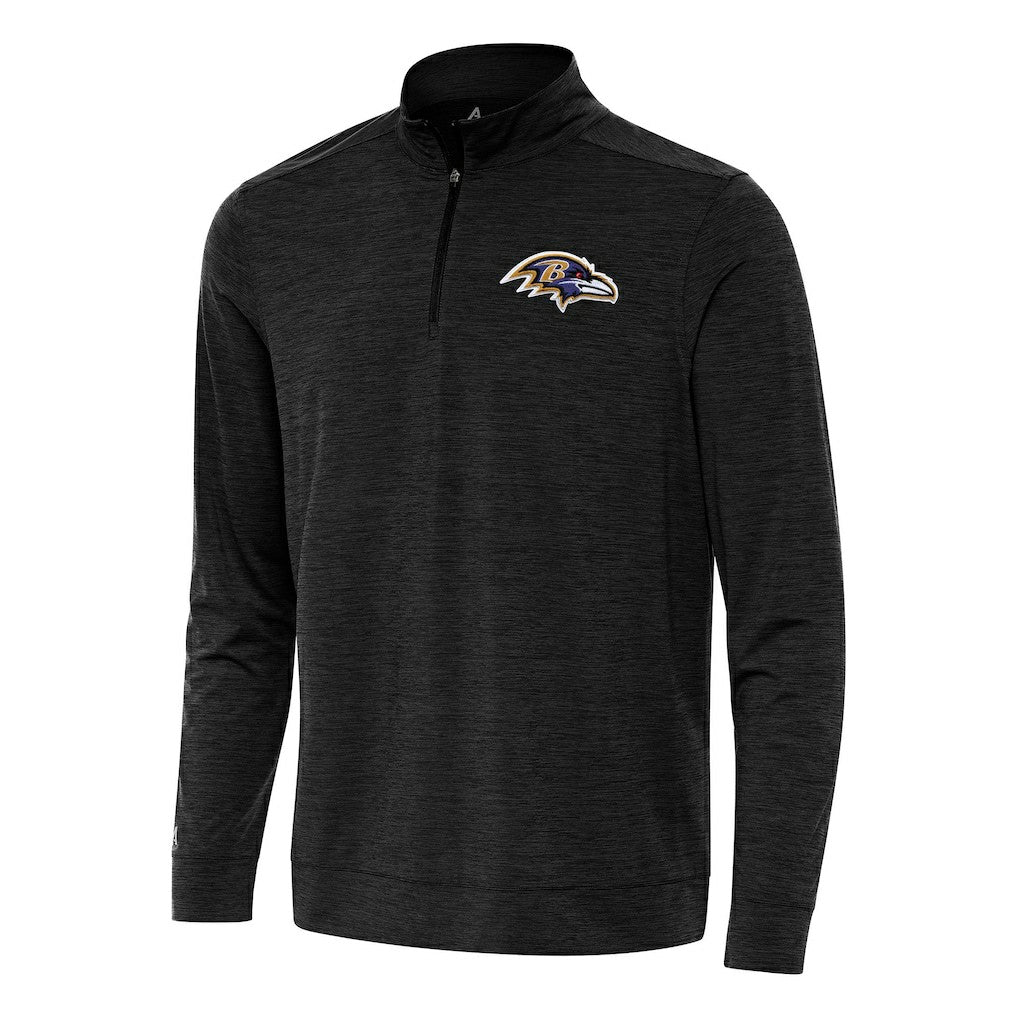 Antigua Bright Quarter-Zip Top - Baltimore Ravens Tops