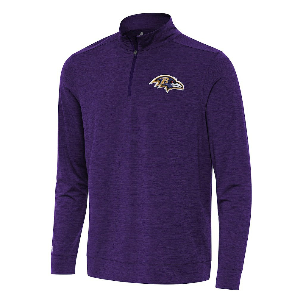 Antigua Bright Quarter-Zip Top - Baltimore Ravens Tops
