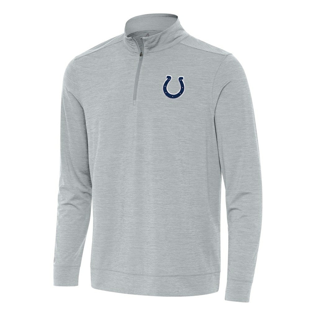 Antigua Bright Quarter-Zip Top - Indianapolis Colts Tops