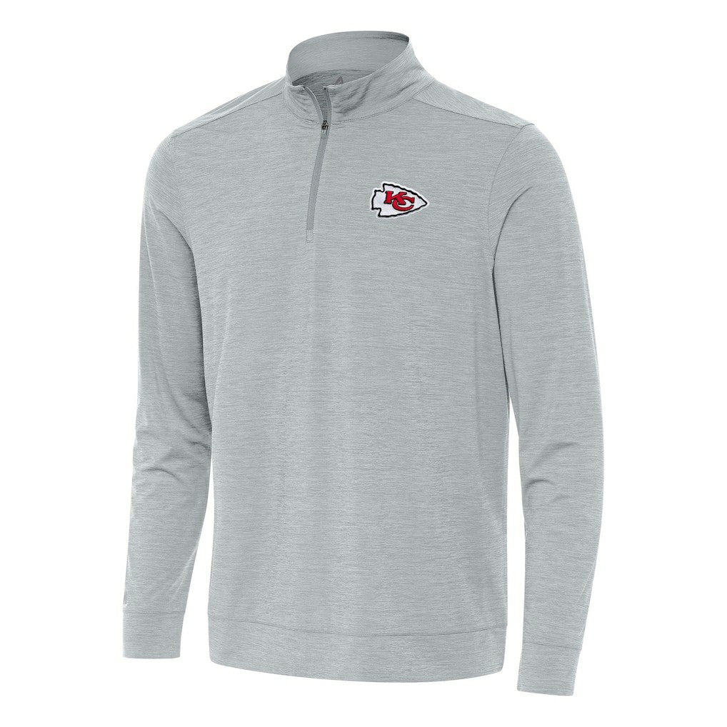 Antigua Bright Quarter-Zip Top - Kansas City Chiefs Tops