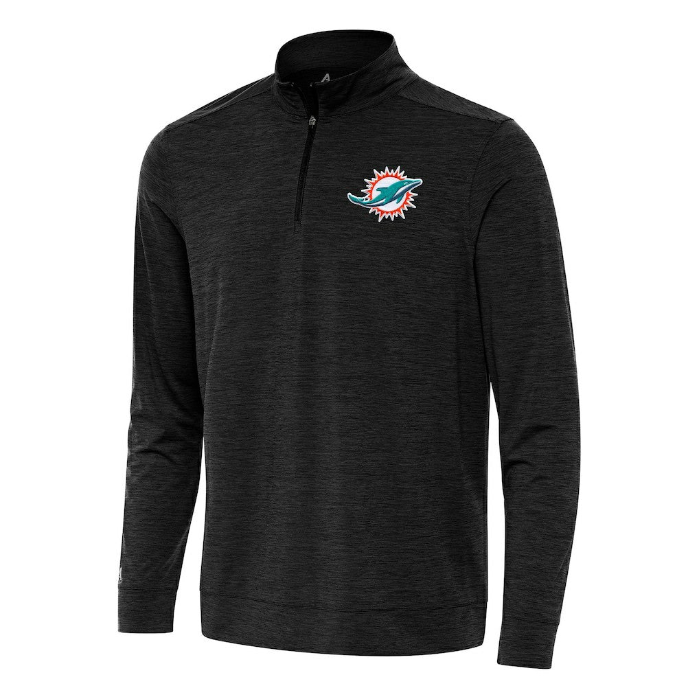 Antigua Bright Quarter-Zip Top - Miami Dolphins Tops