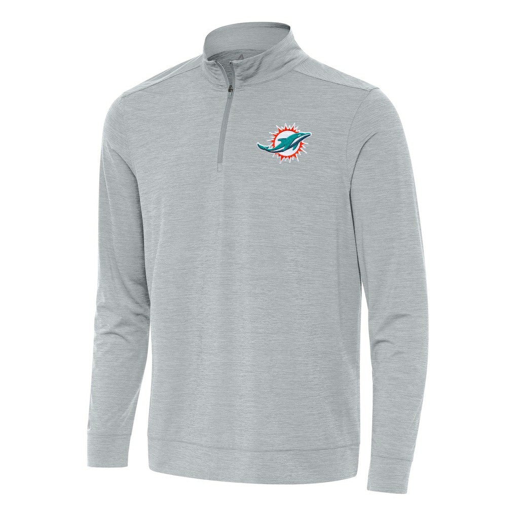 Antigua Bright Quarter-Zip Top - Miami Dolphins Tops
