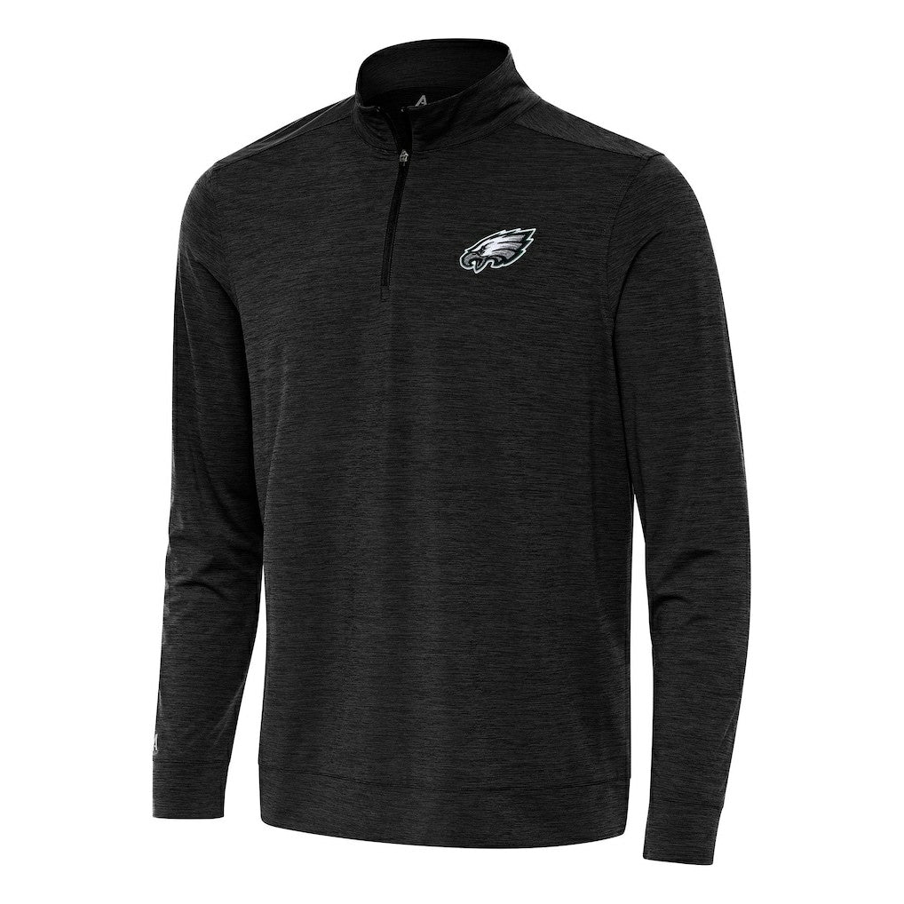 Antigua Bright Quarter-Zip Top - Philadelphia Eagles Tops